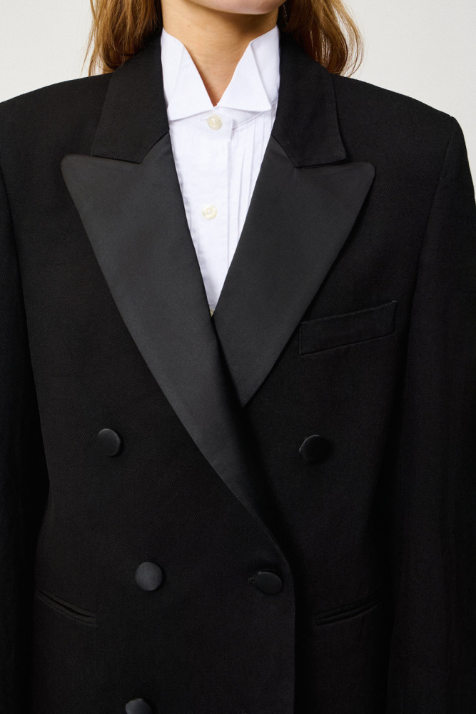 BLAZER DOPPIOPETTO TUXEDO IN DENIM 