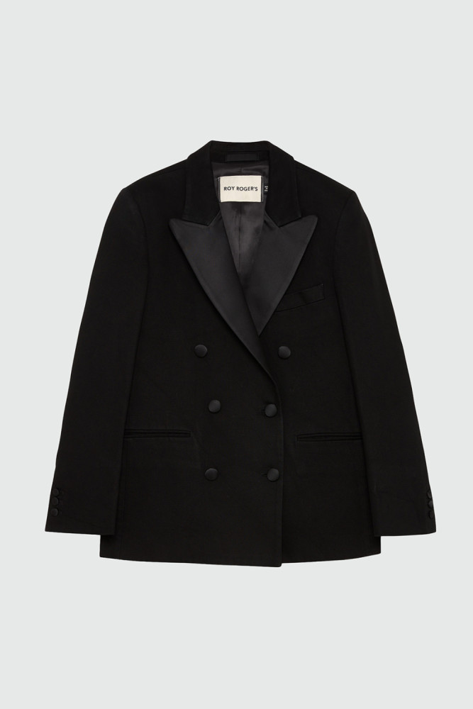 BLAZER DOPPIOPETTO TUXEDO IN DENIM 