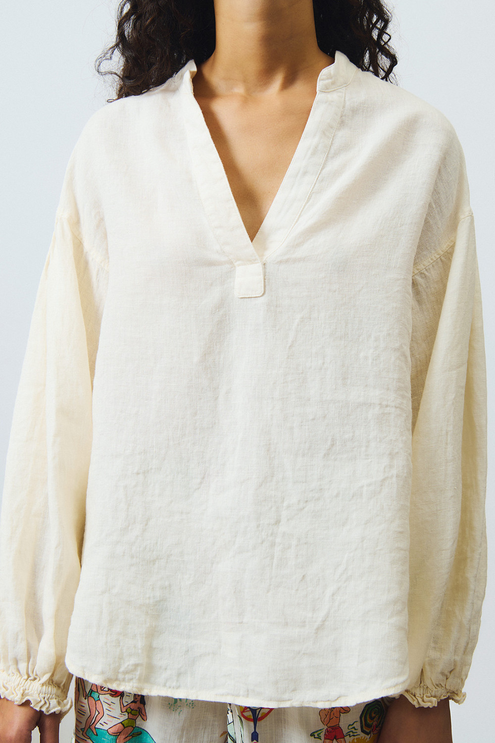 ROY ROGERS: ELOISE BLOUSE IN LINEN 