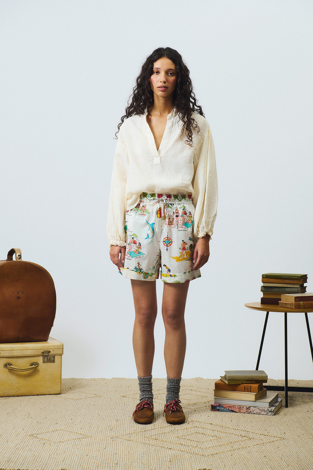 ROY ROGERS: ELOISE BLOUSE IN LINEN 