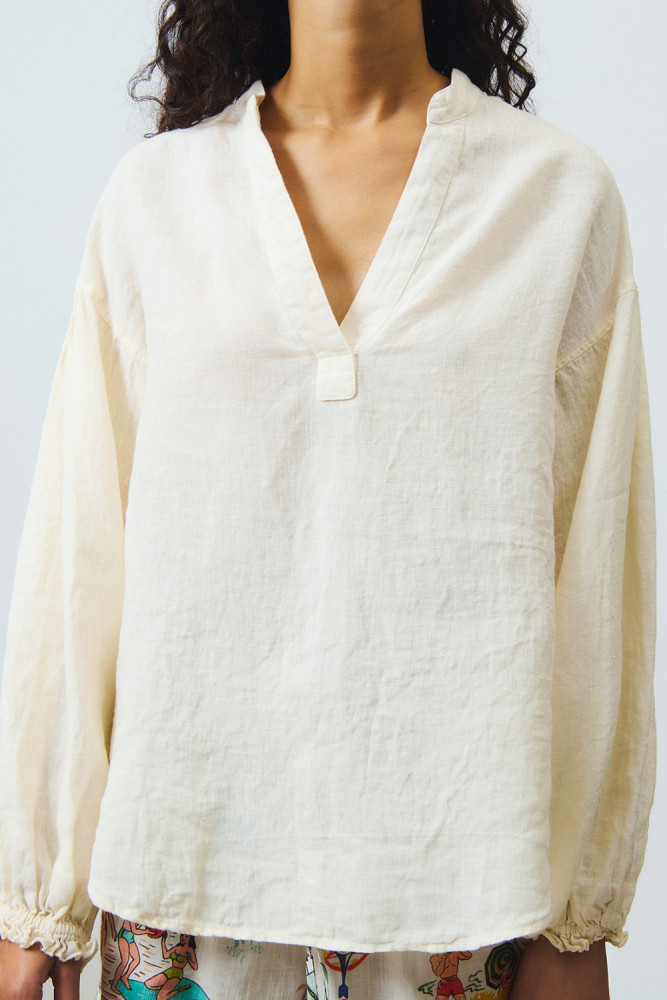 BLUSA ELOISE IN LINO 