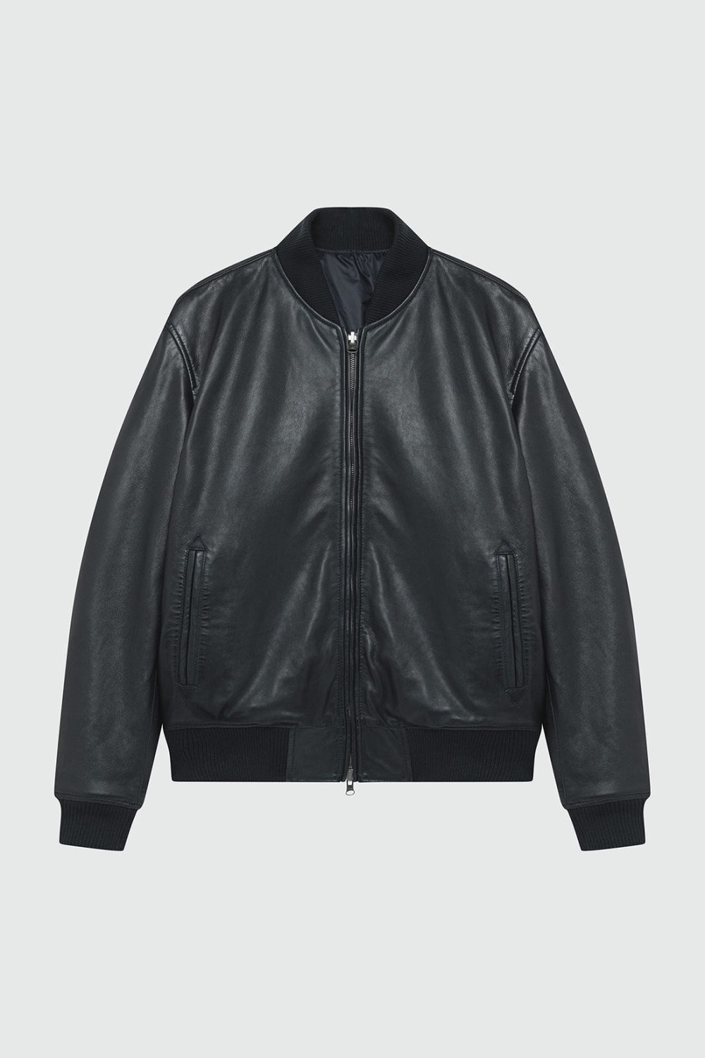 ROY ROGERS: BOMBER REVERSIBILE IN PELLE E NYLON