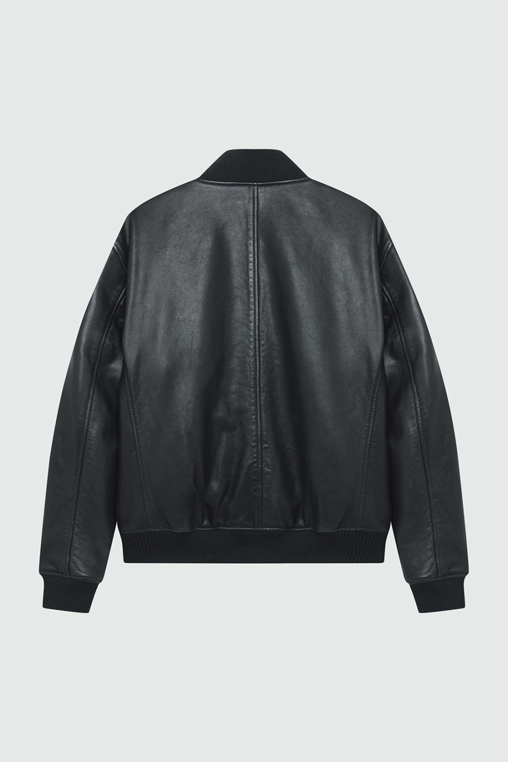 ROY ROGERS: REVERSIBLE BOMBER JACKET IN LEATHER AND NYLON
