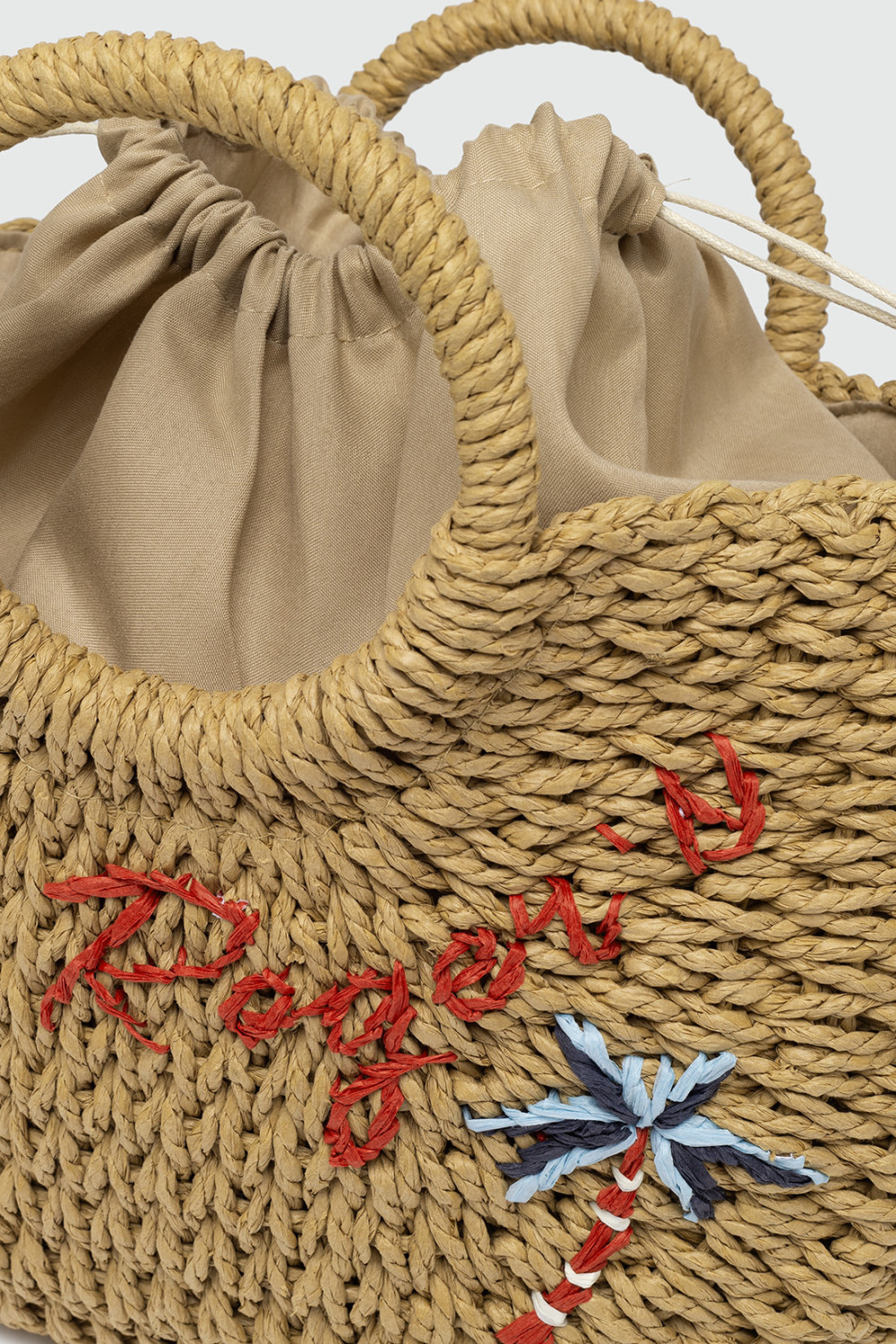 ROY ROGERS: BORSA PANIER MEDIA IN CARTA INTRECCIATABORSA PANIER MEDIA IN CARTA INTRECCIATA