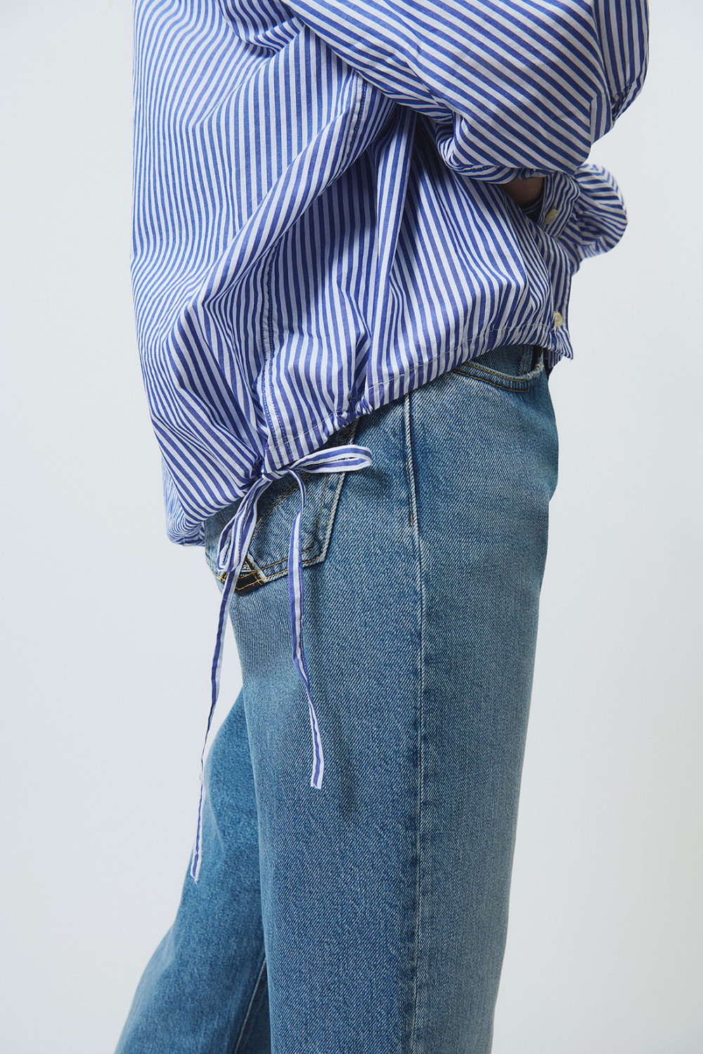 ROY ROGERS: CAMICIA BLOOM IN POPELINE A RIGHE