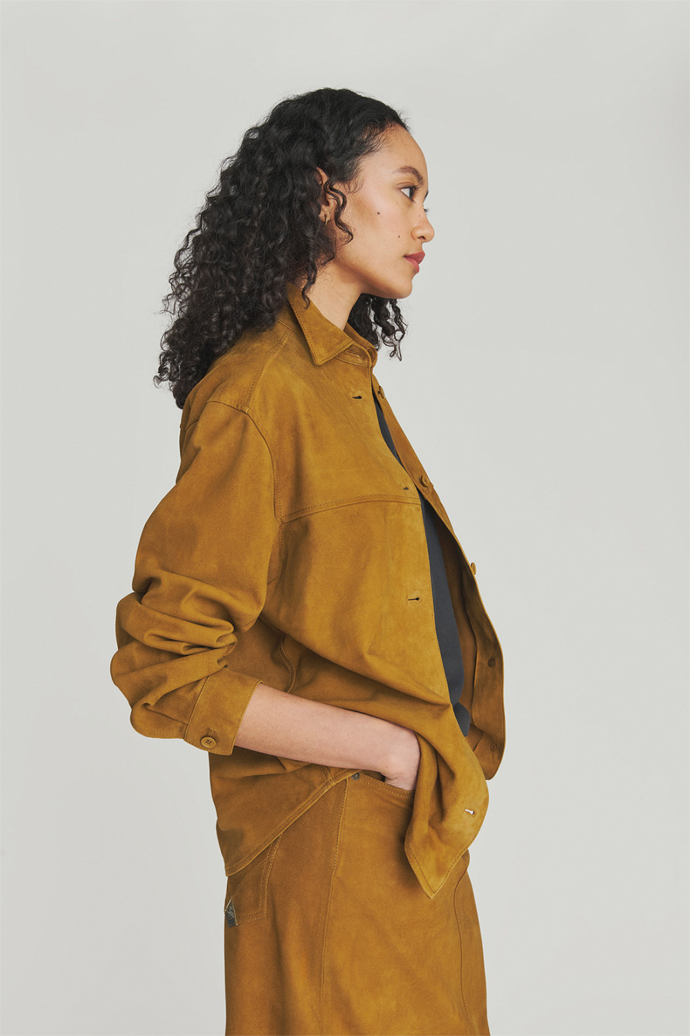 ROY ROGERS: CAMICIA DAISY IN SUEDE