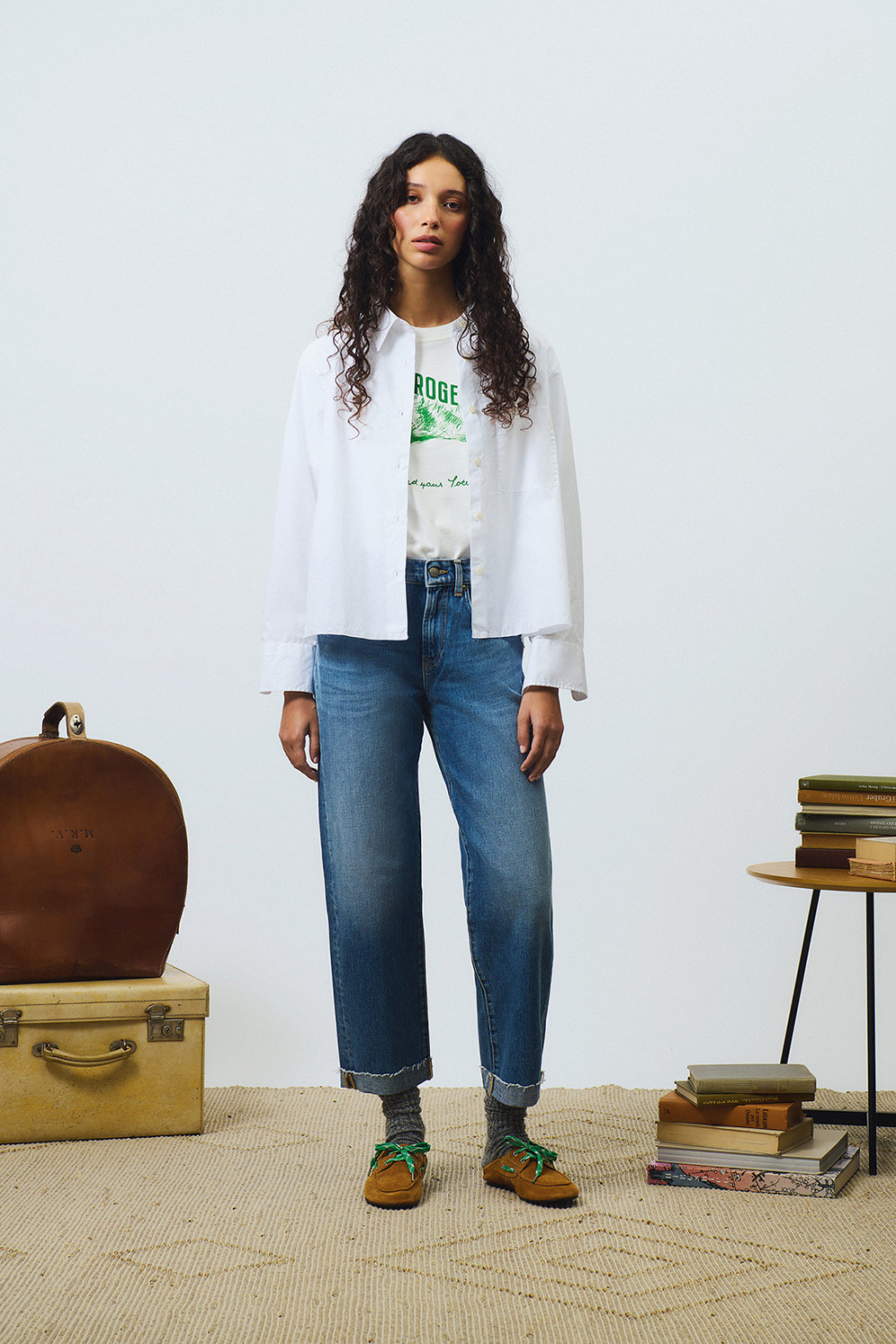 ROY ROGERS: EASY SHIRT IN POPLIN