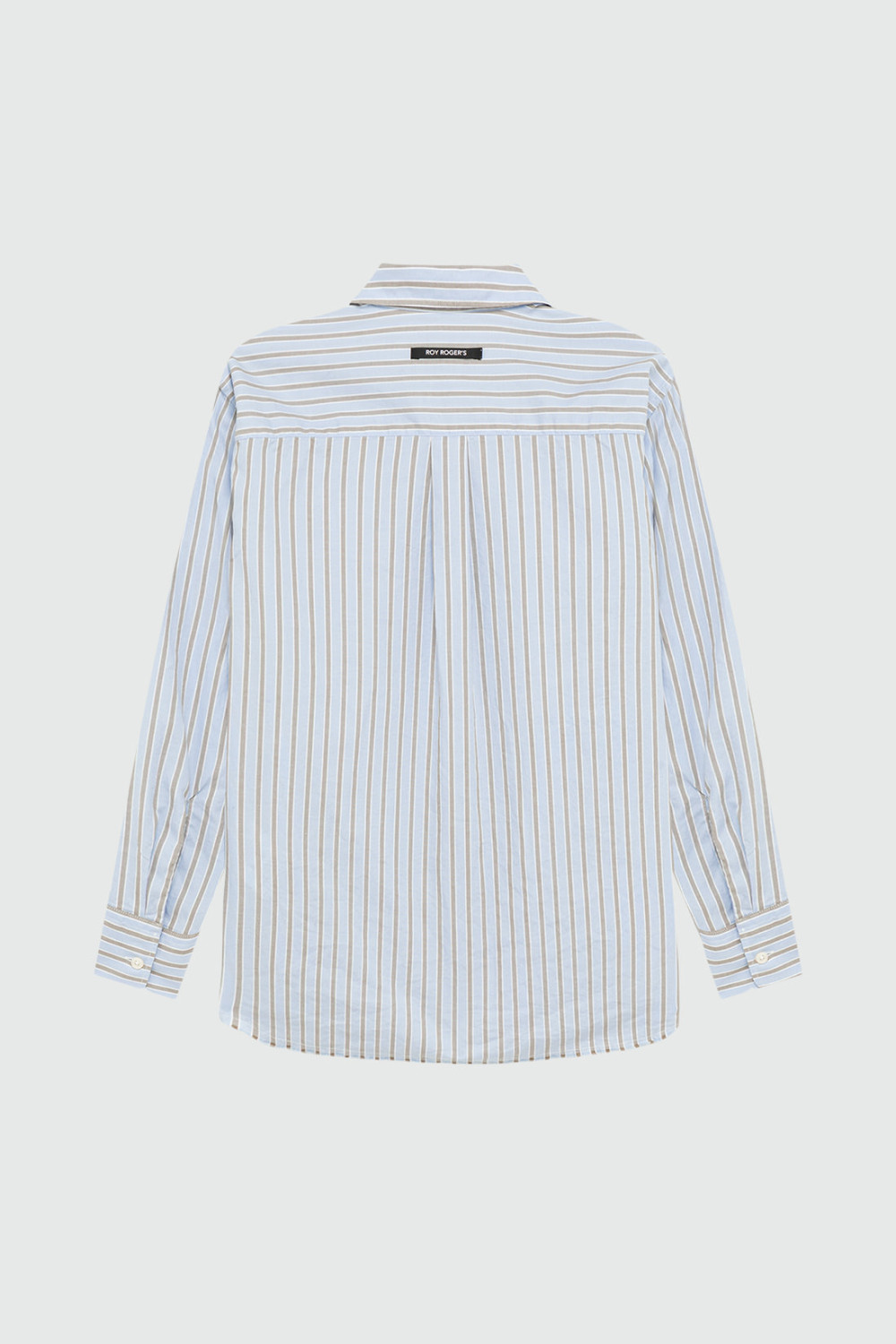 ROY ROGERS: CAMICIA EASY IN POPELINE A RIGHE