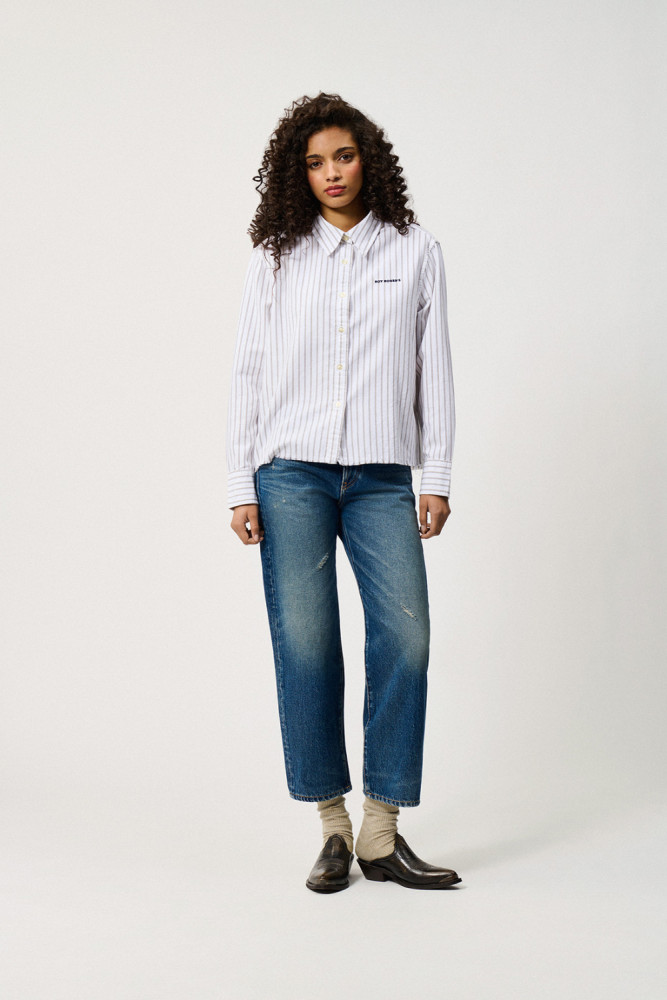 CAMICIA ELLY OXFORD A RIGHE