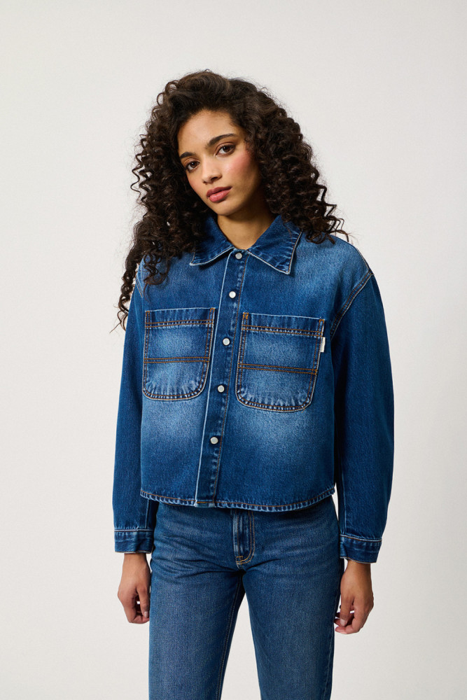 CAMICIA FATIGUE IN DENIM