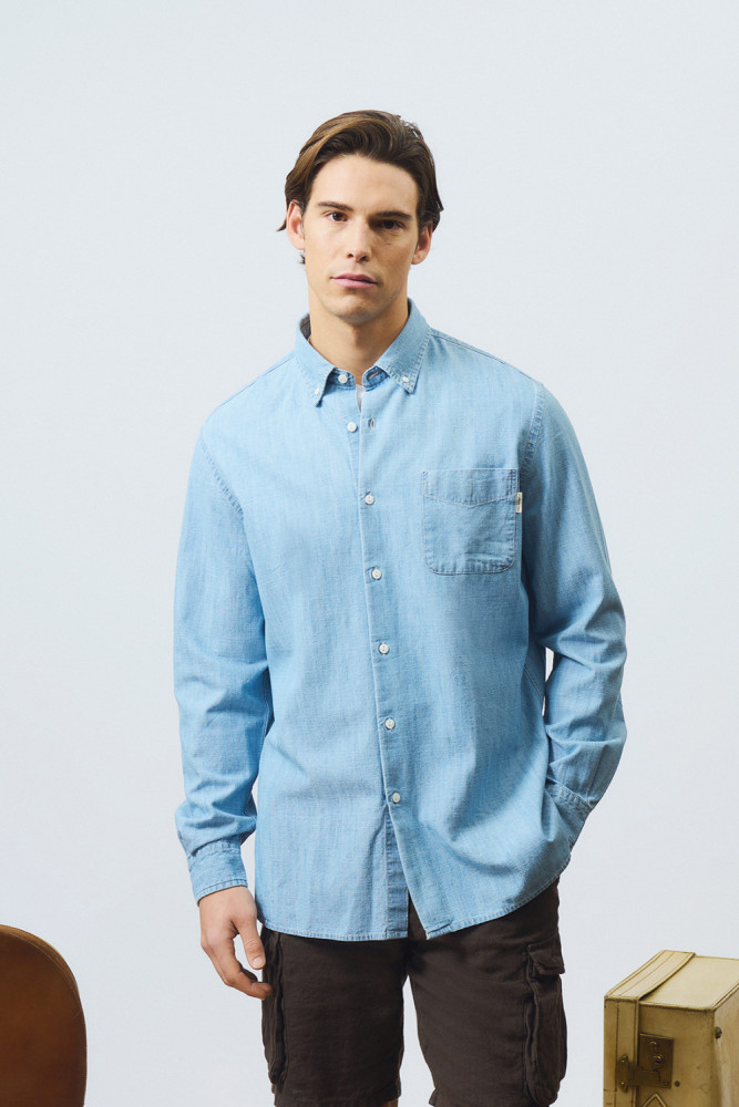 CAMICIA IN DENIM CHAMBRAY