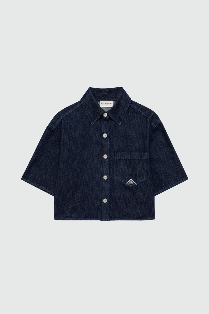 SHIRT IN LIGHT RINSE WASH DENIM