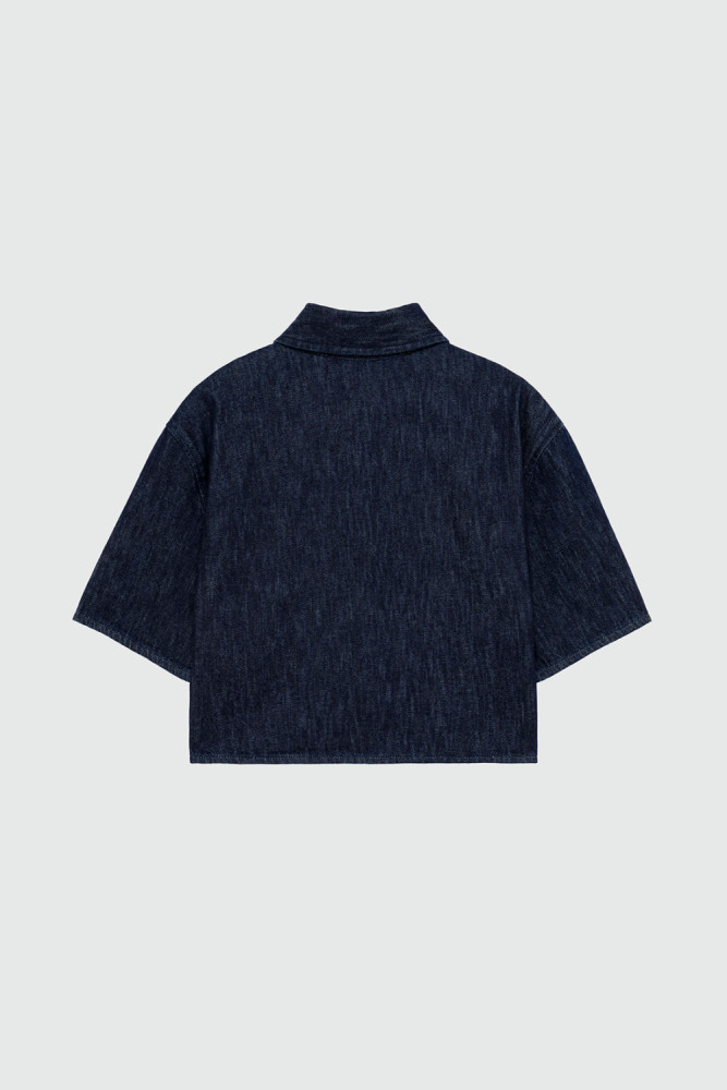 SHIRT IN LIGHT RINSE WASH DENIM