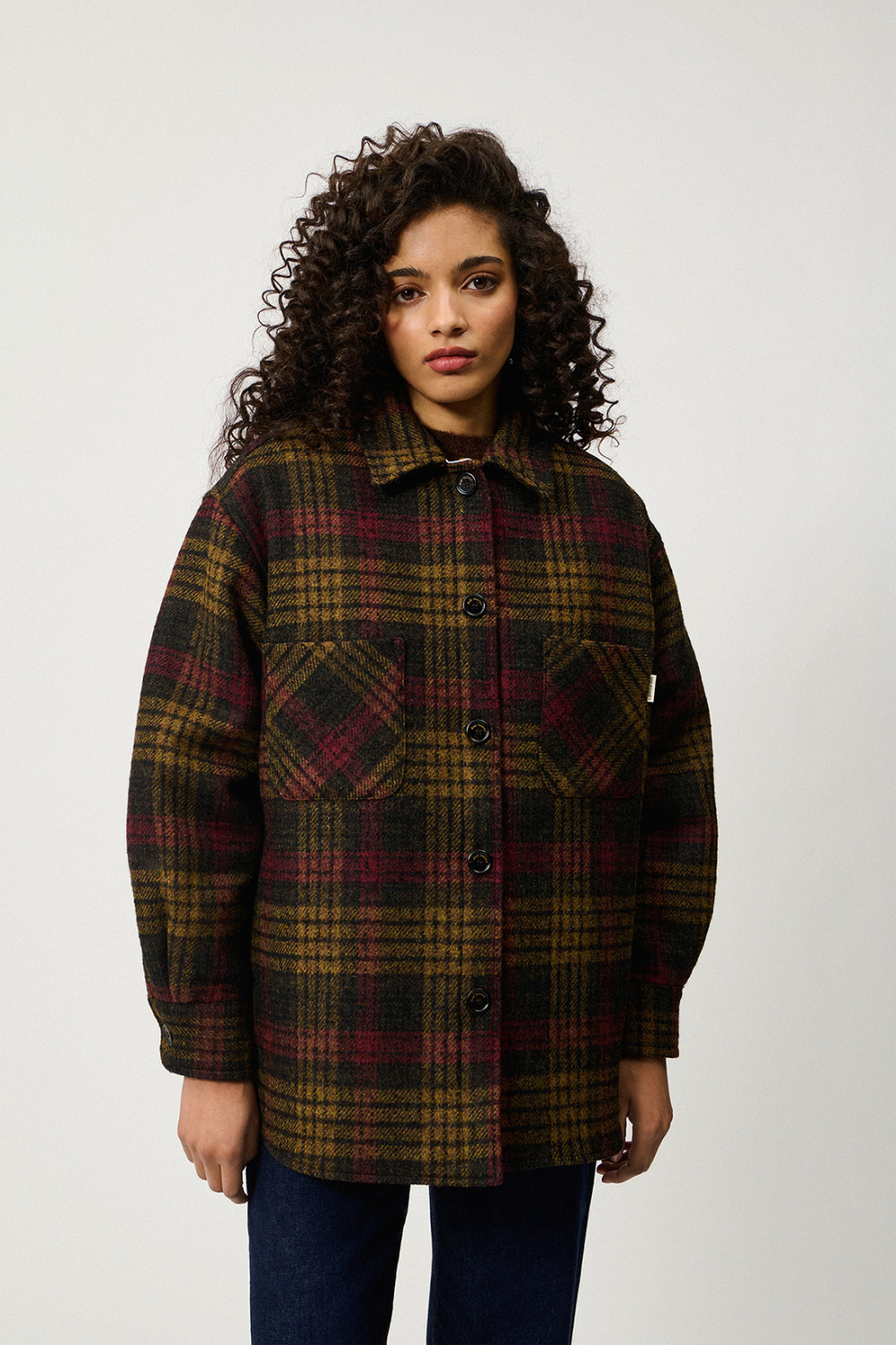 ROY ROGERS: CHECKED WOOL SHIRT