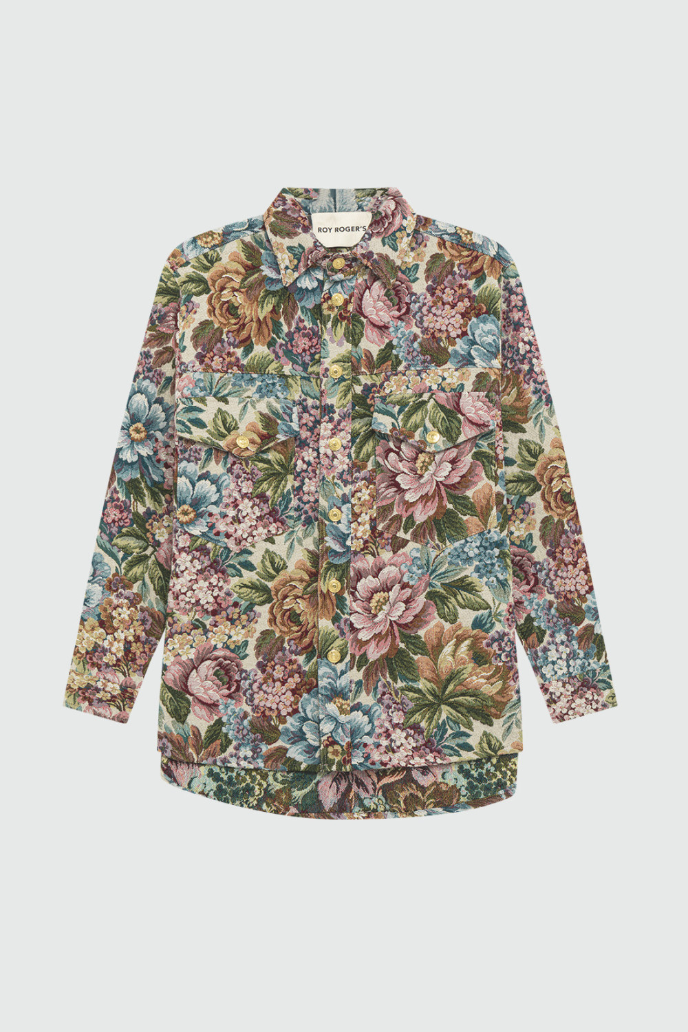 ROY ROGERS: CAMICIA JULES FLOWER TAPESTRY