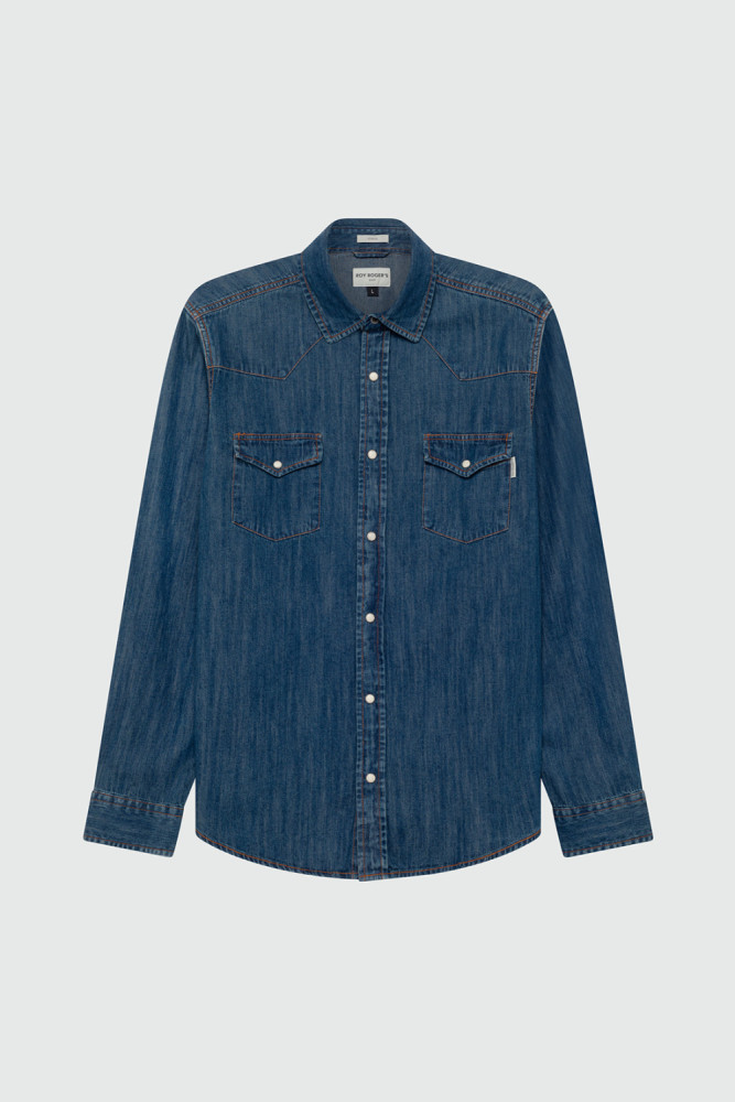 CAMICIA MARTIN BLUE STONE