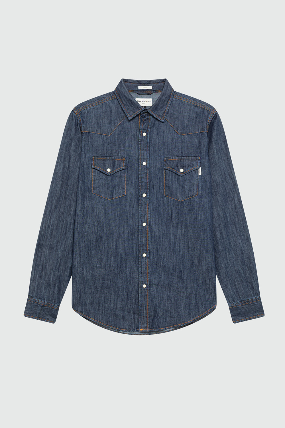ROY ROGERS: MARTIN SHIRT IN DARK WASH DENIM