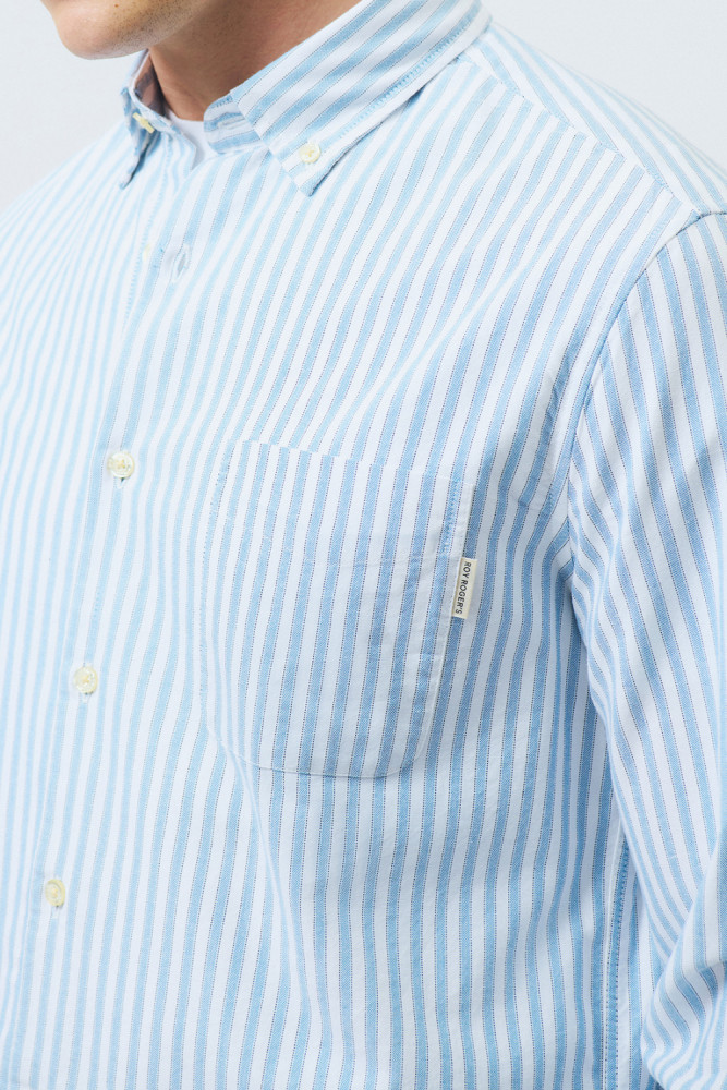 CAMICIA OXFORD A RIGHE