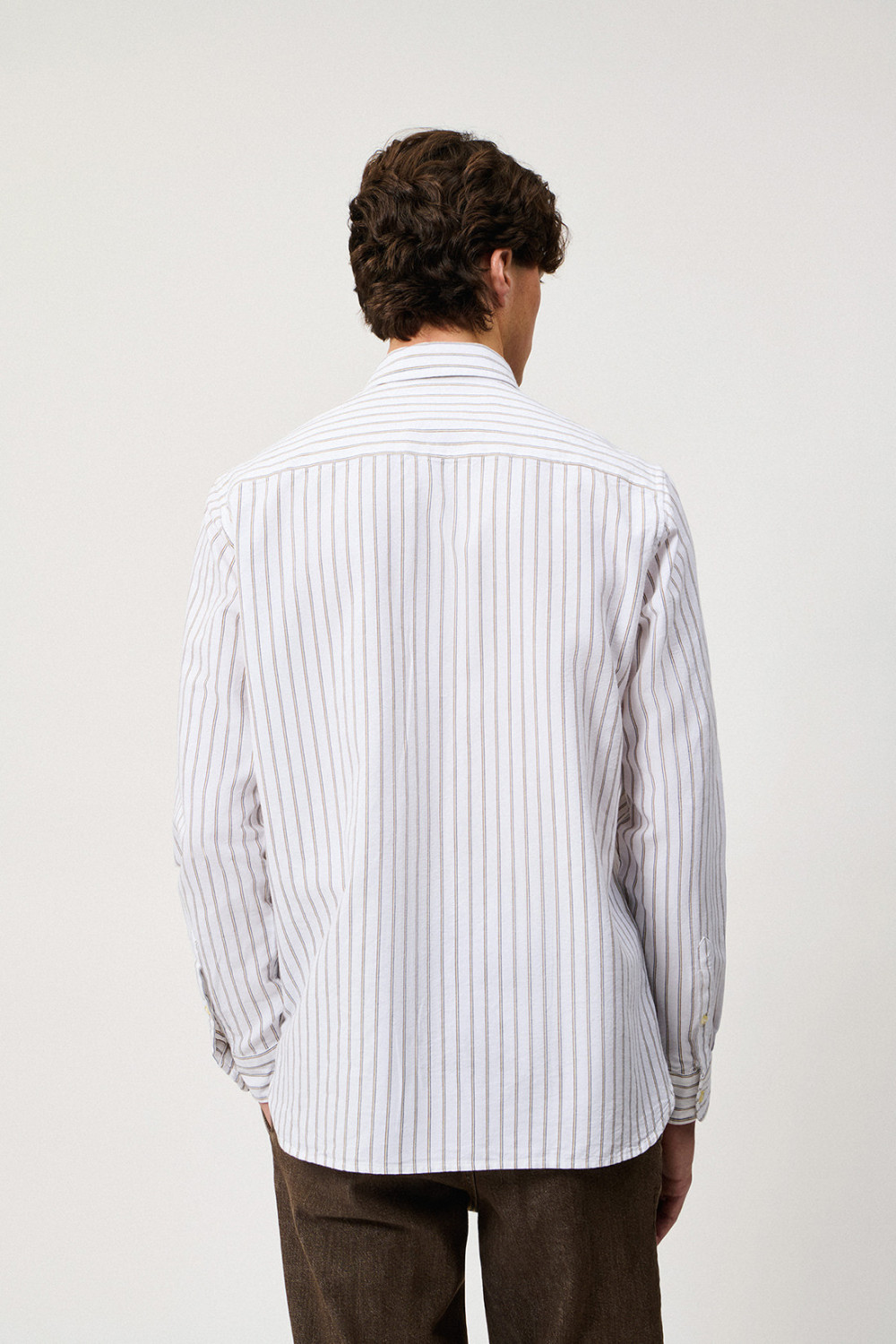 ROY ROGERS: CAMICIA OXFORD A RIGHE