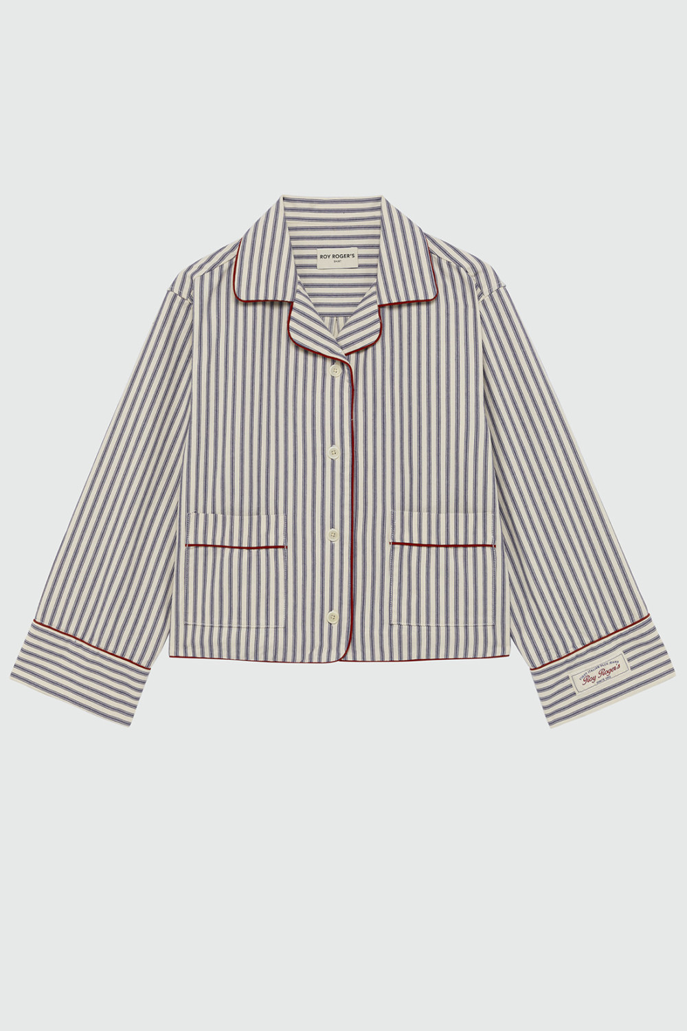 ROY ROGERS: STRIPED PAJAMA SHIRT
