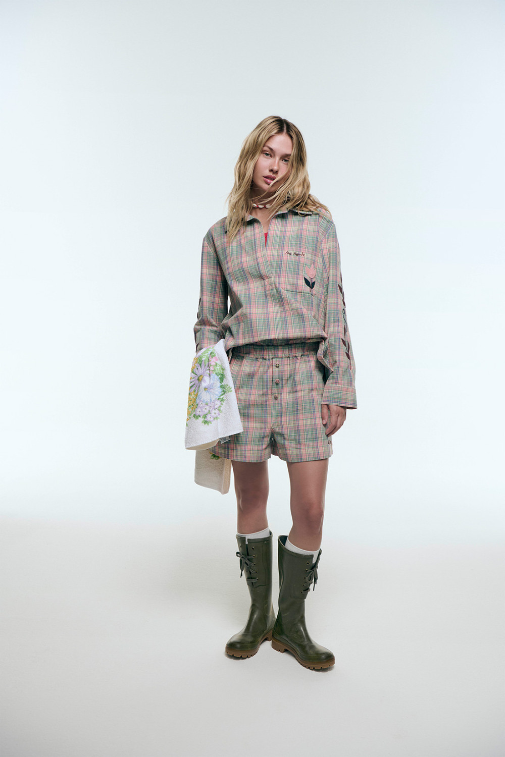 ROY ROGERS: CAMICIA PIJAMA A QUADRI