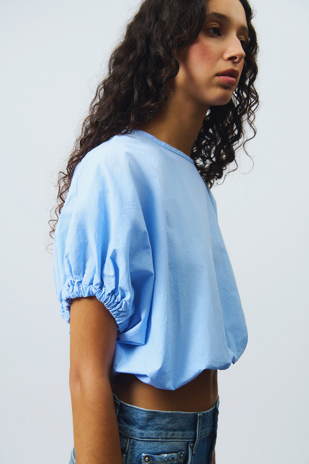 ROY ROGERS: CAMICIA PUFF IN POPELINE 