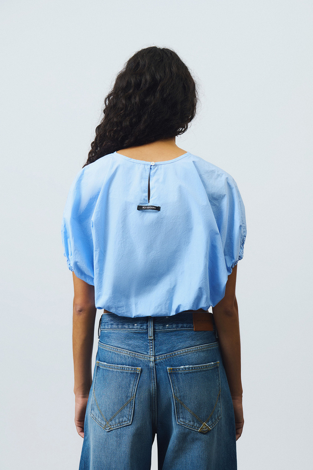 ROY ROGERS: CAMICIA PUFF IN POPELINE 