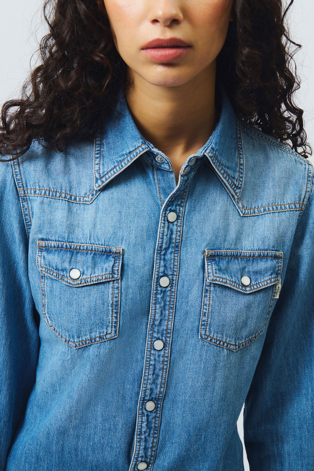 ROY ROGERS: CAMICIA RANCH IN DENIM