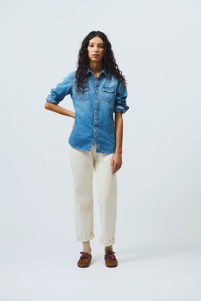 CAMICIA RANCH IN DENIM