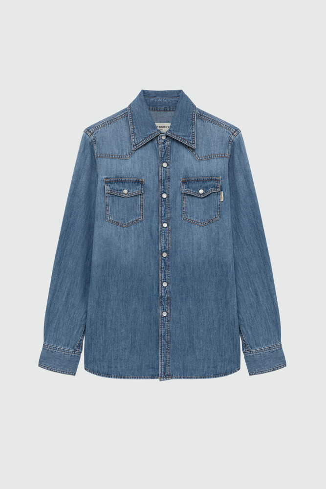 CAMICIA RANCH IN DENIM