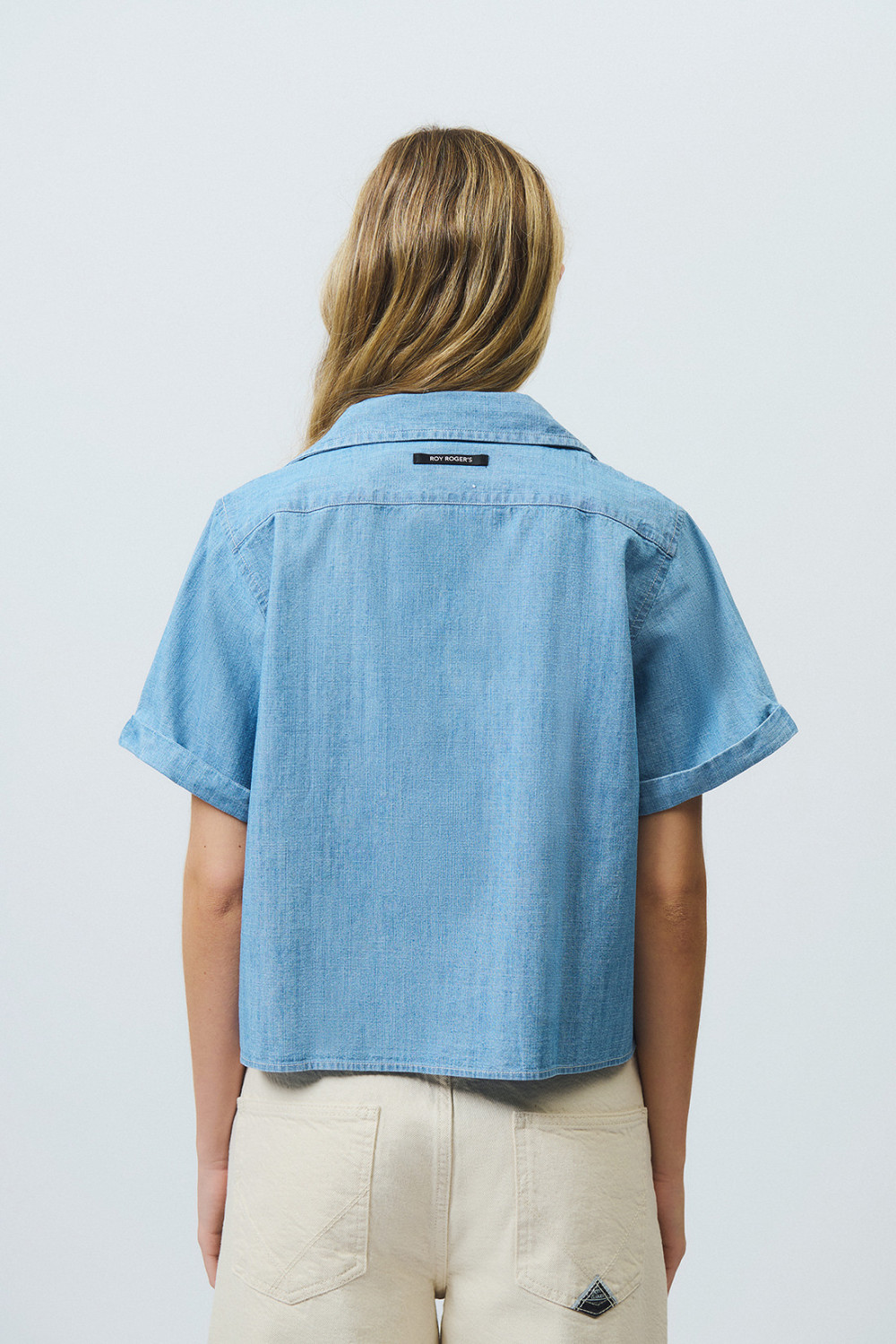 ROY ROGERS: REPUBLIC SHIRT IN BLEACHED CHAMBRAY