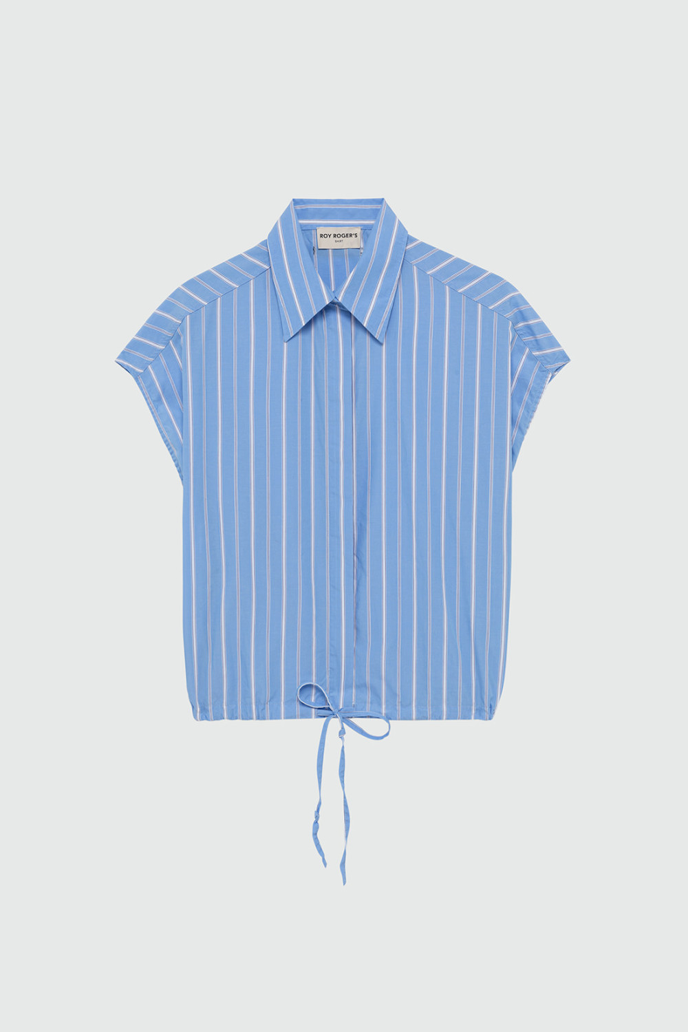 ROY ROGERS: CAMICIA TIDE IN POPELINE A RIGHE