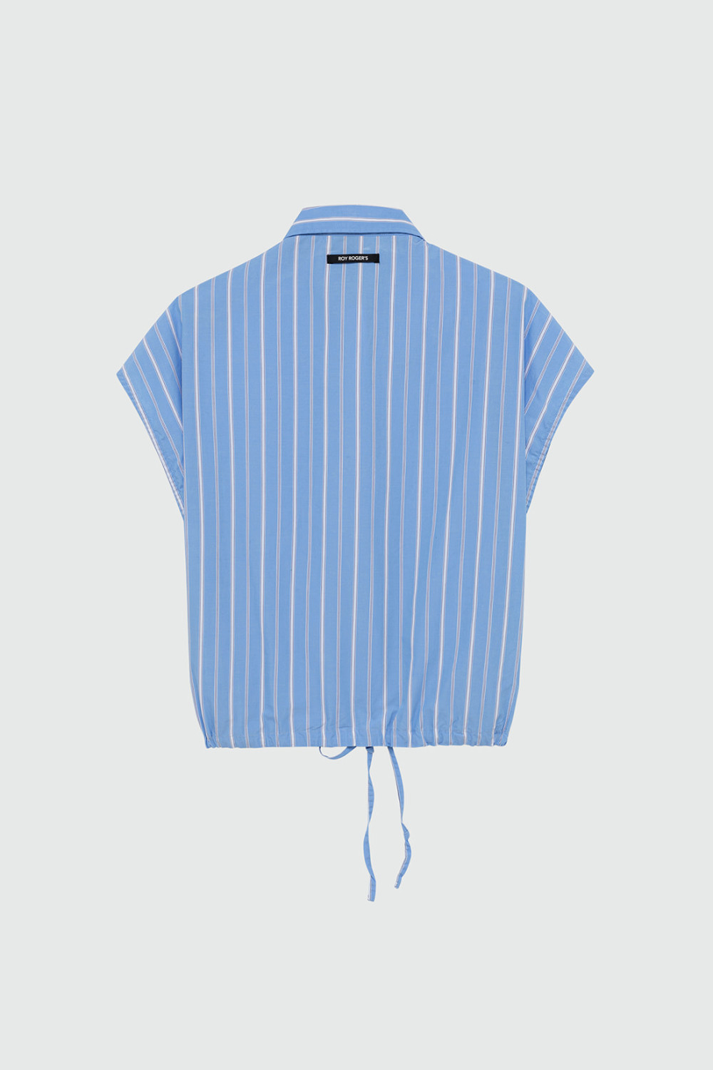 ROY ROGERS: CAMICIA TIDE IN POPELINE A RIGHE