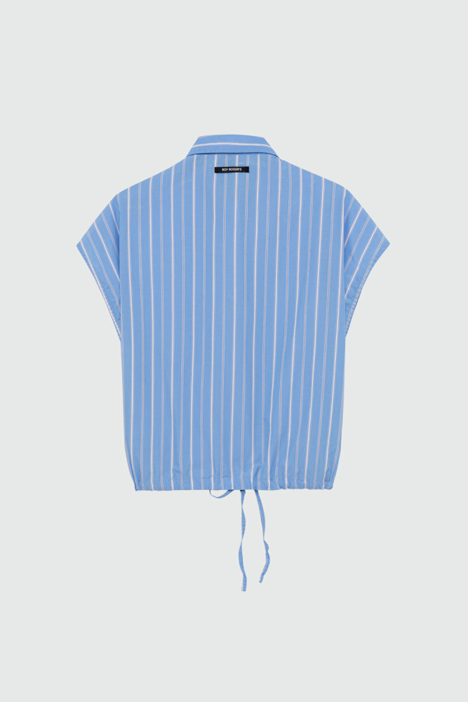 CAMICIA TIDE IN POPELINE A RIGHE