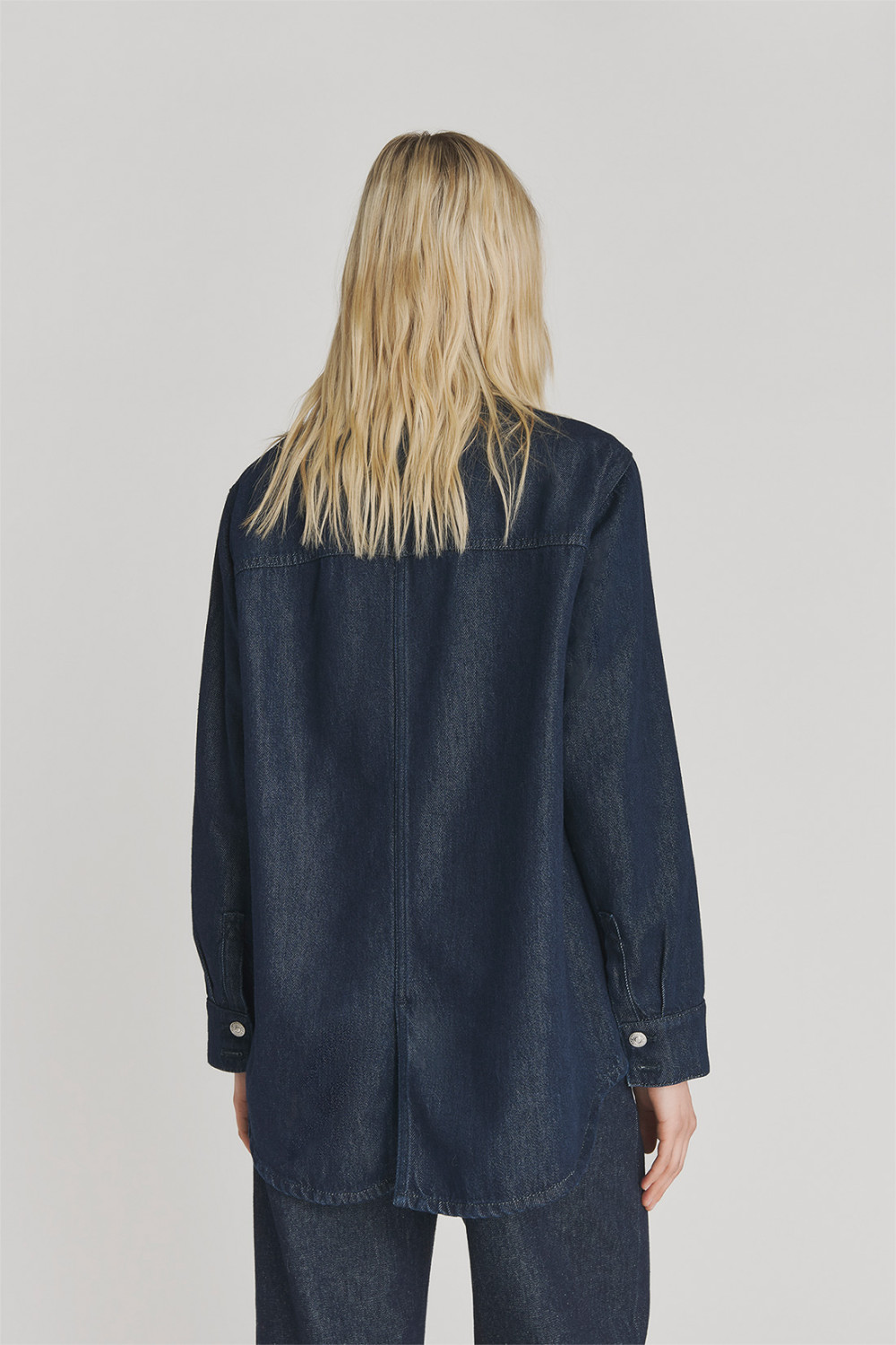 ROY ROGERS: CAMICIA VALERY IN DENIM RINSE