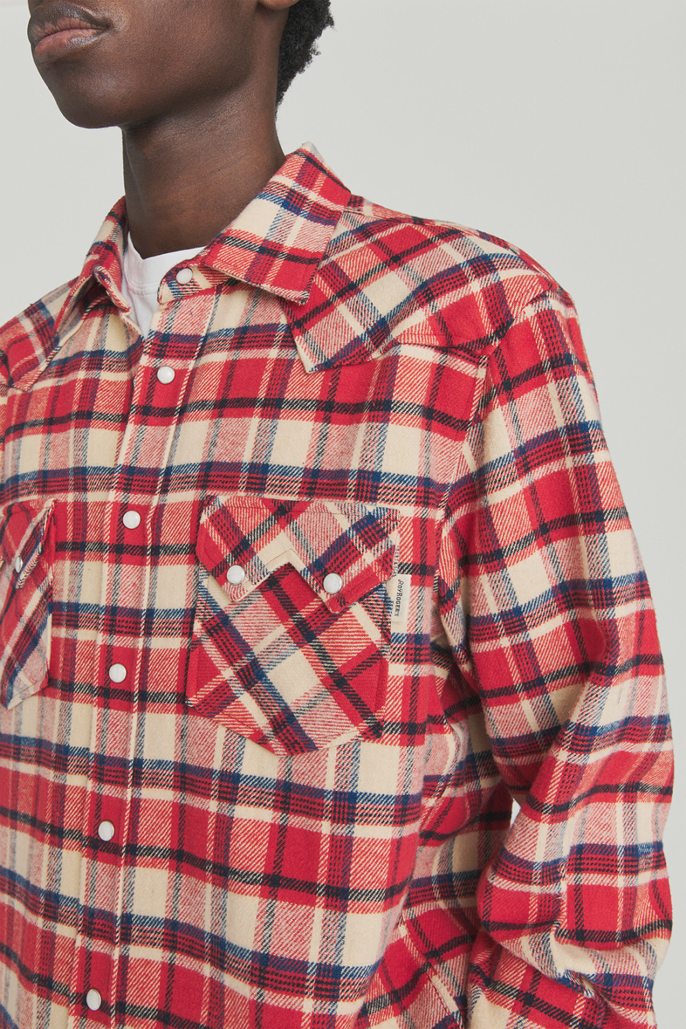 ROY ROGERS: WESTERN CHECK PRINT SHIRT