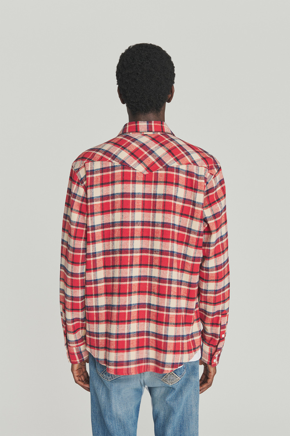 ROY ROGERS: WESTERN CHECK PRINT SHIRT