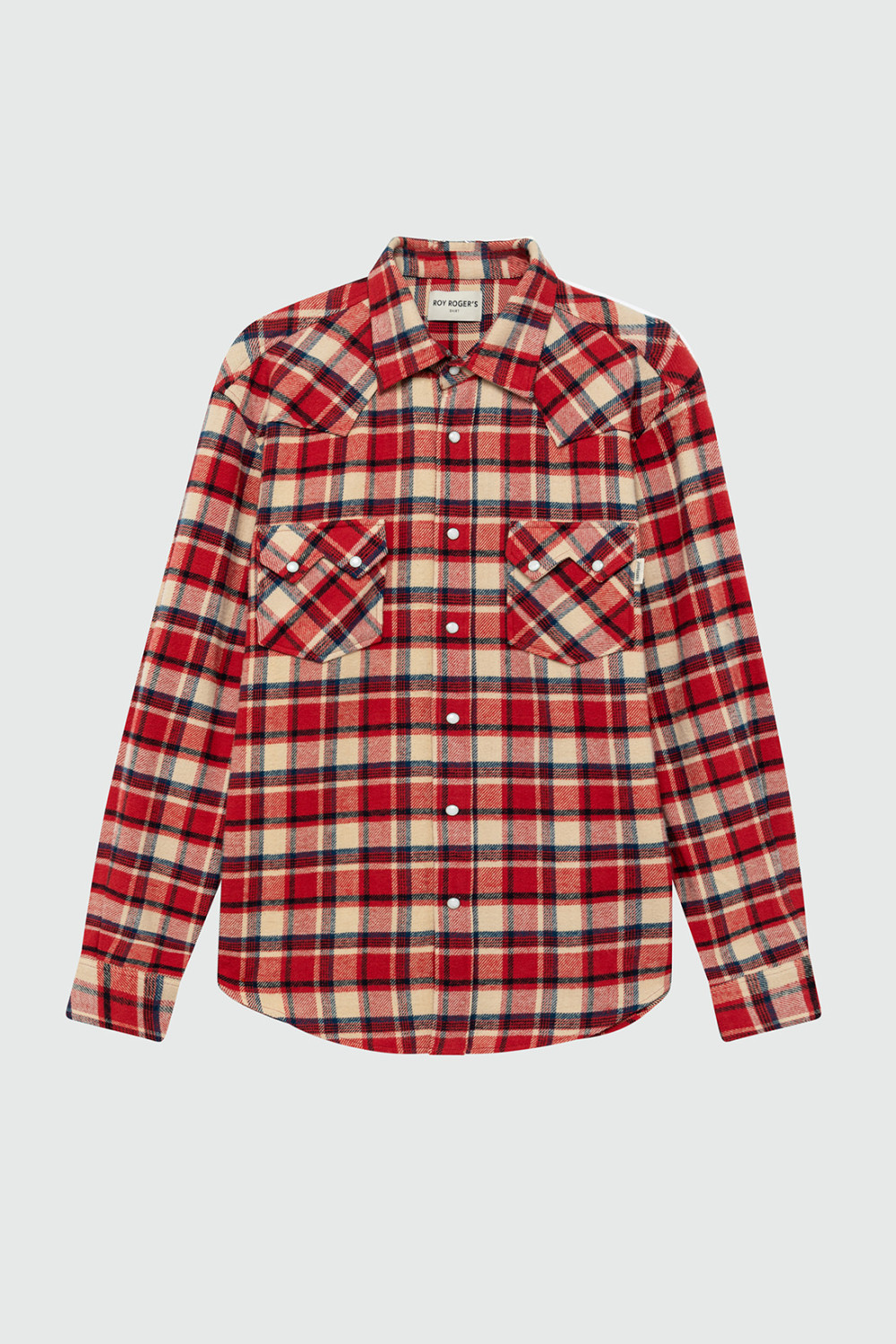 ROY ROGERS: WESTERN CHECK PRINT SHIRT
