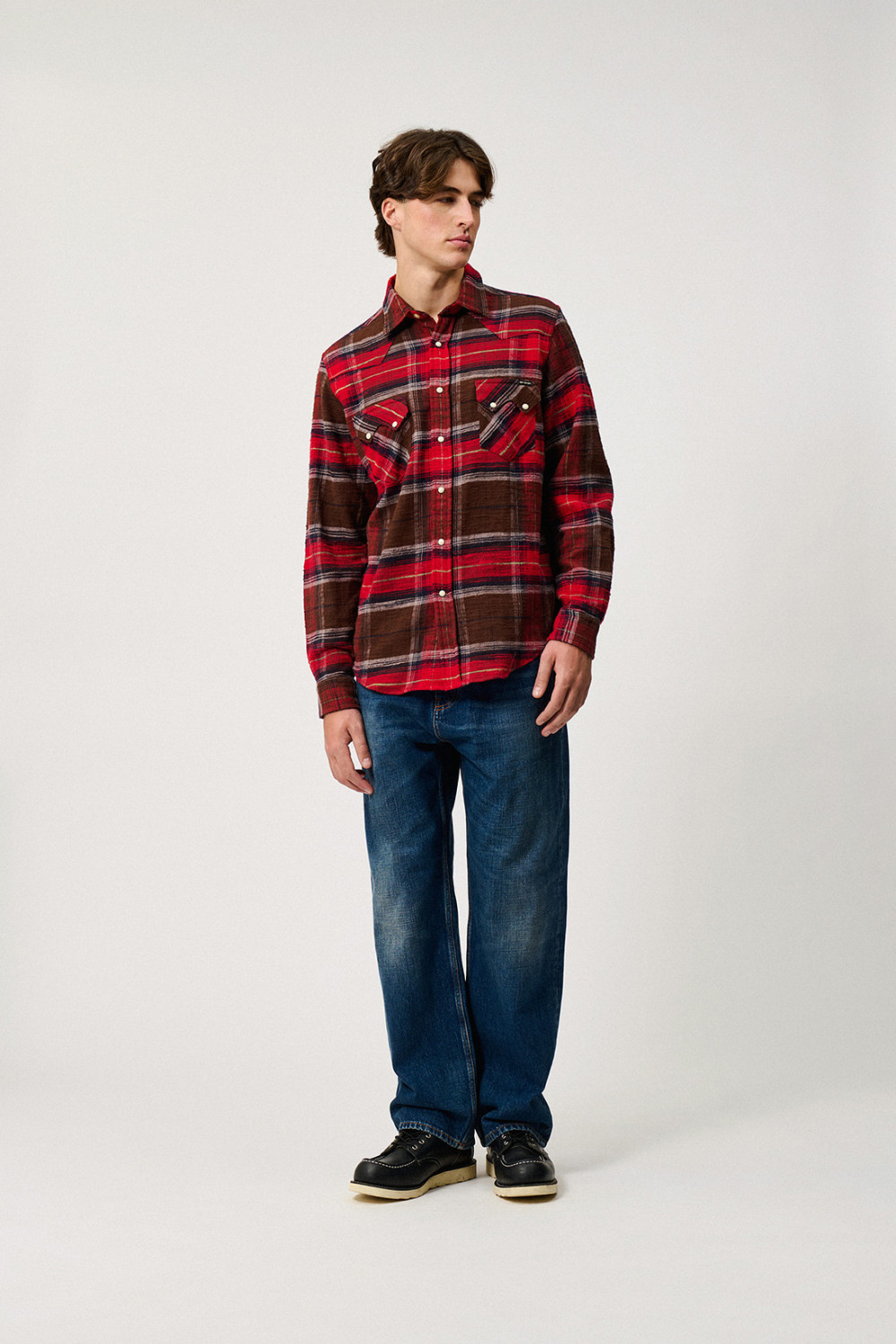ROY ROGERS: CAMICIA WESTERN A QUADRI