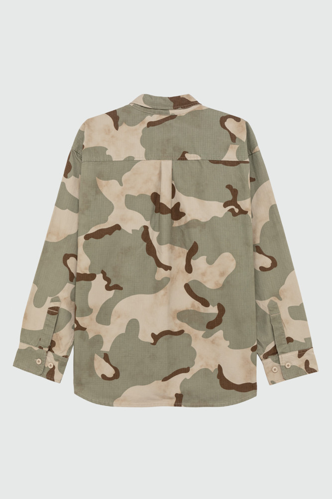 CAMICIA WORK CON MOTIVO CAMOUFLAGE