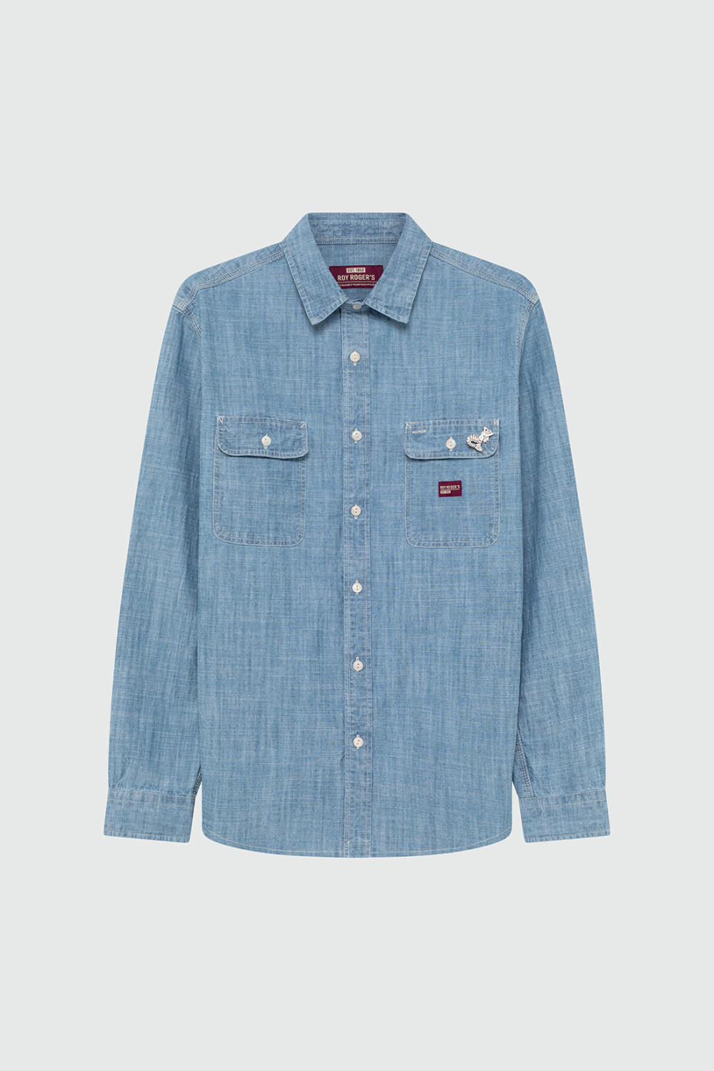 ROY ROGERS: WORK SHIRT IN CHAMBRAY