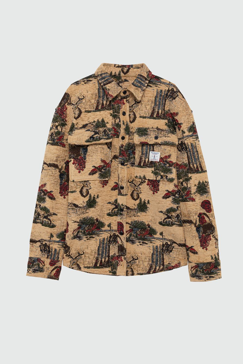 ROY ROGERS: CAMICIA WORK JACQUARD