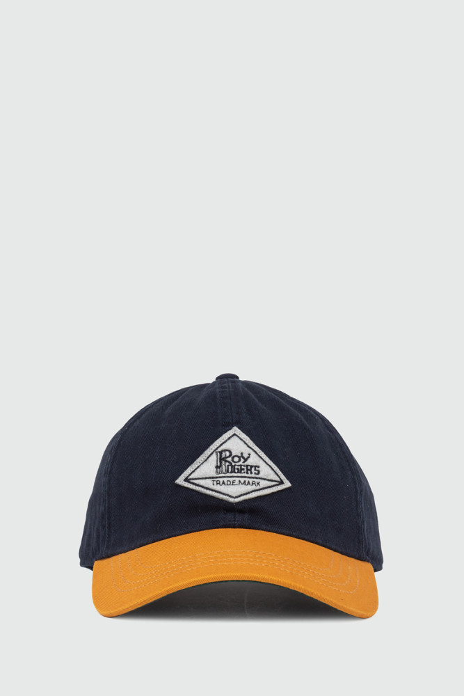 HERRINGBONE PRINT BASEBALL CAP
