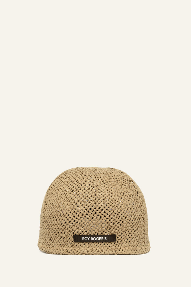 BASEBALL CAP IN WOVEN PAPER