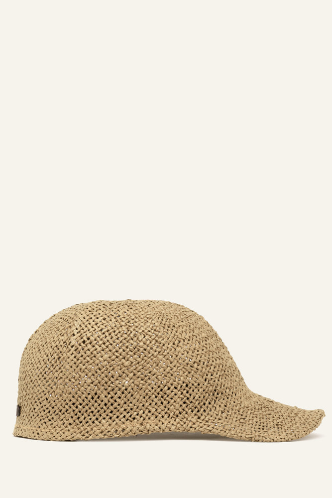 BASEBALL CAP IN WOVEN PAPER