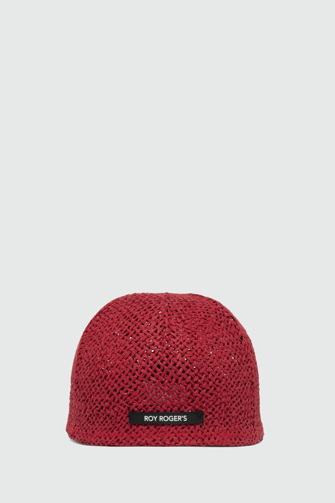 BASEBALL CAP IN WOVEN PAPER