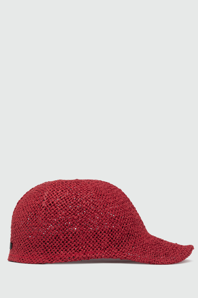 BASEBALL CAP IN WOVEN PAPER
