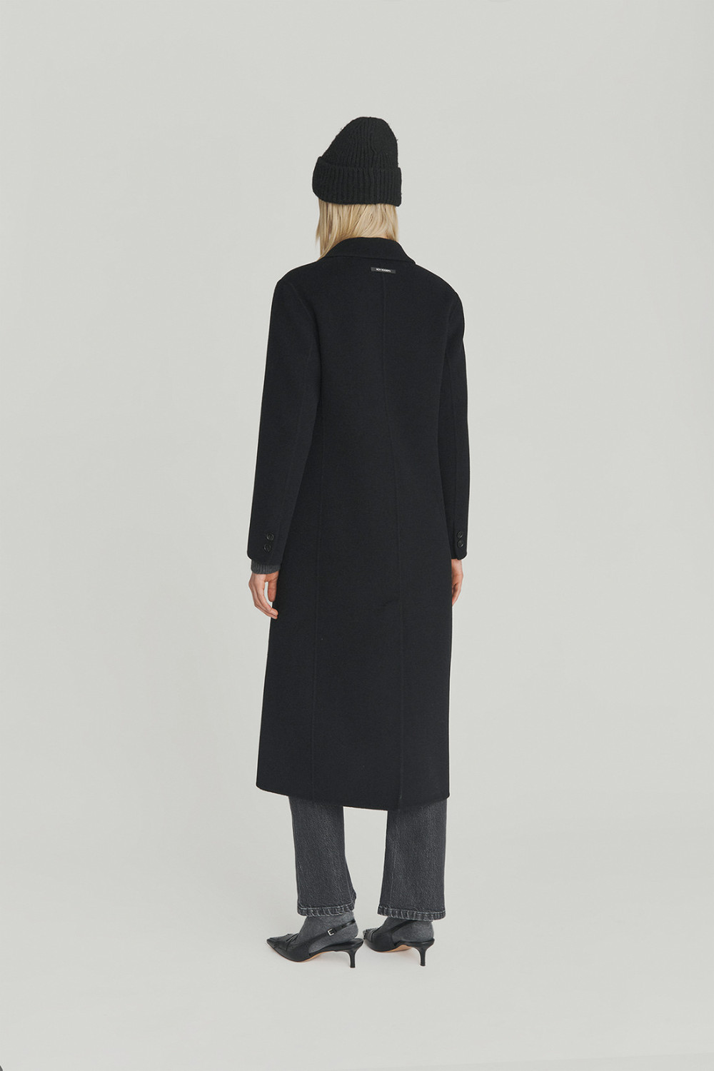 ROY ROGERS: SINGLE-BREASTED WOOL COAT