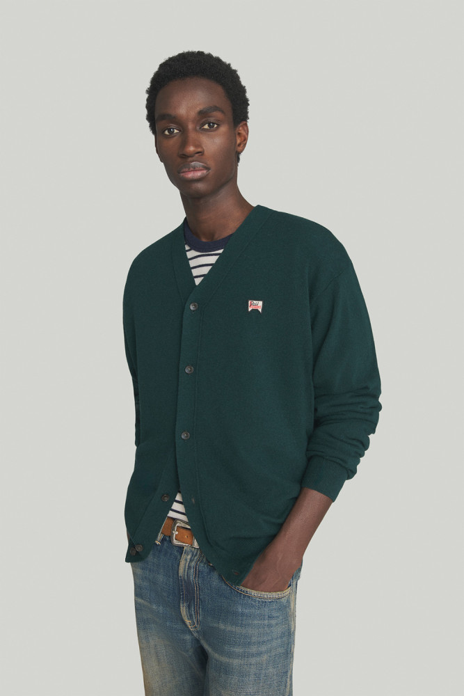 BOX CARDIGAN IN WOOL