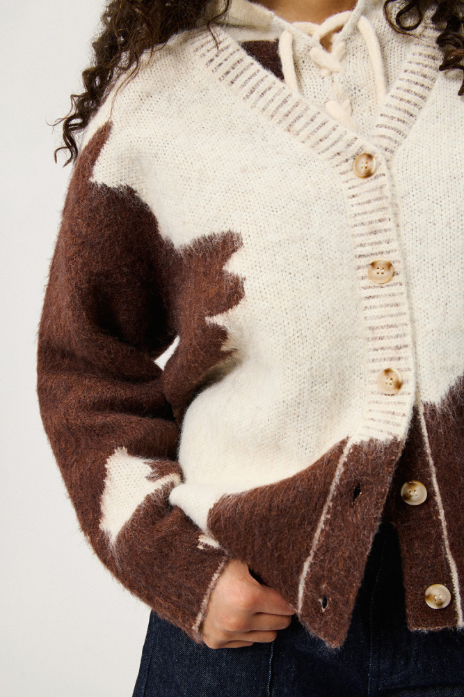CARDIGAN  IN JACQUARD PONY